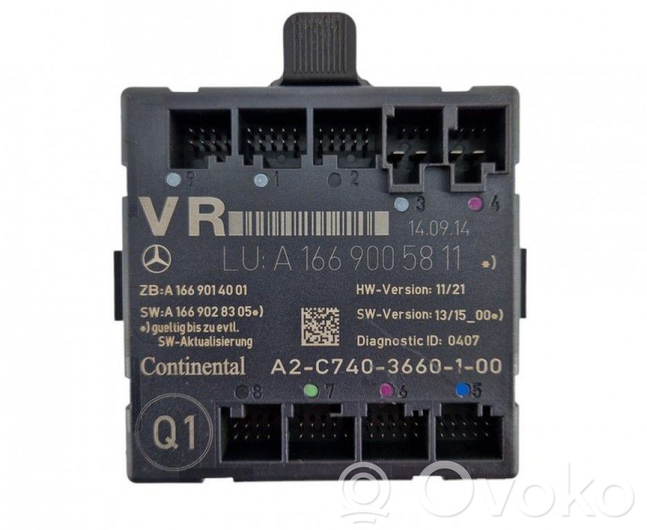 Mercedes-Benz CLA C117 X117 W117 Unitate/modul comandă uși 