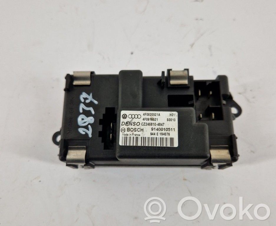 Audi A6 S6 C6 4F Relais de commande ventilateur chauffage 