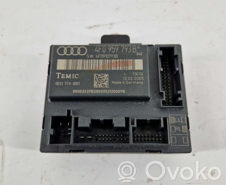 Unidad de control/módulo de la puerta   4F0959793B,4F0959793B,4F0959793B