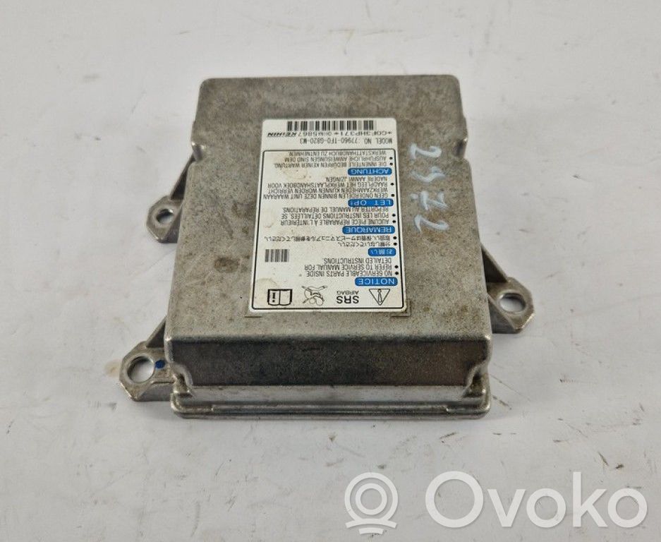 Honda Jazz Module de contrôle airbag