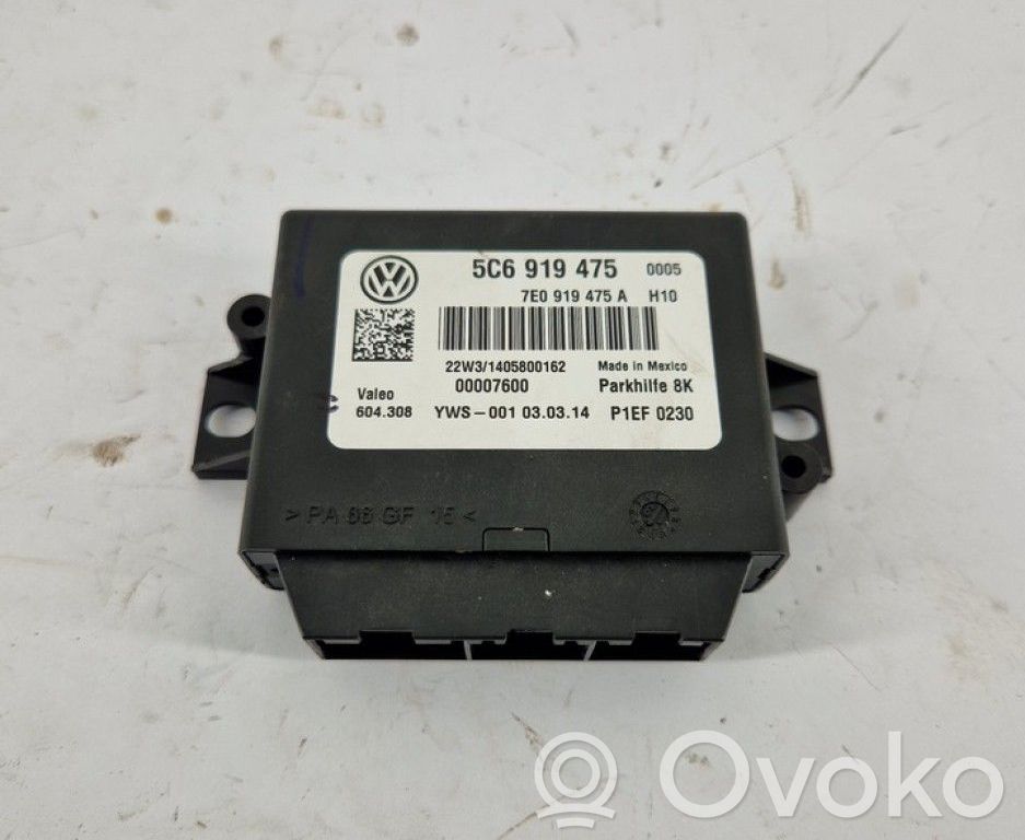 Volkswagen Jetta VI Unité de commande, module PDC aide au stationnement