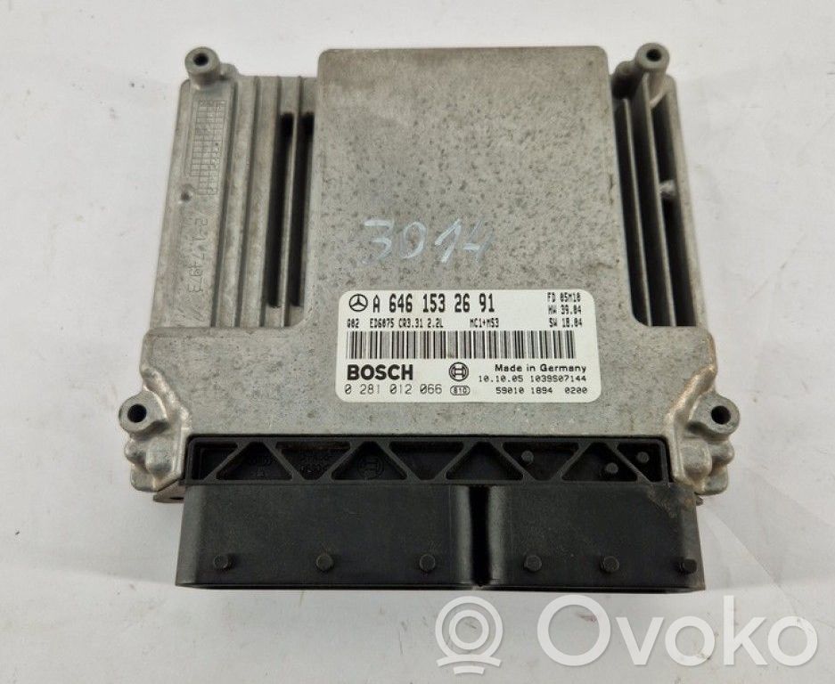 Mercedes-Benz Vito Viano W639 Sterownik / Moduł ECU