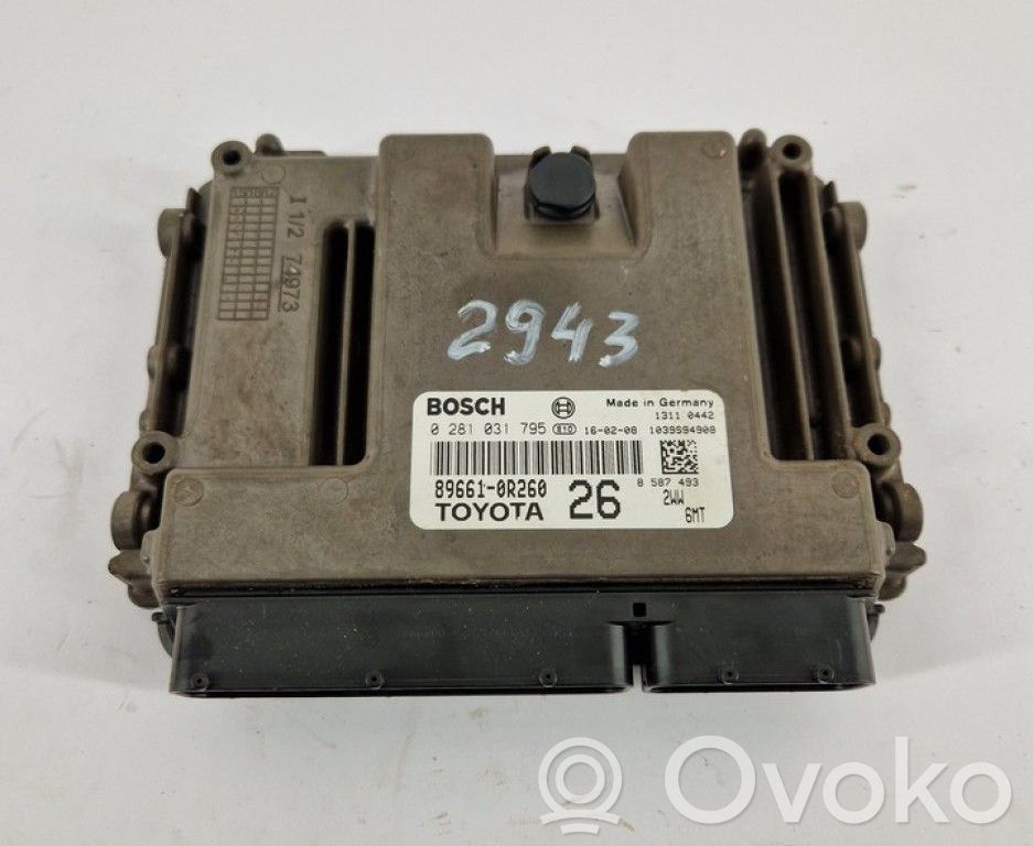 Toyota RAV 4 (XA40) Motorsteuergerät/-modul 