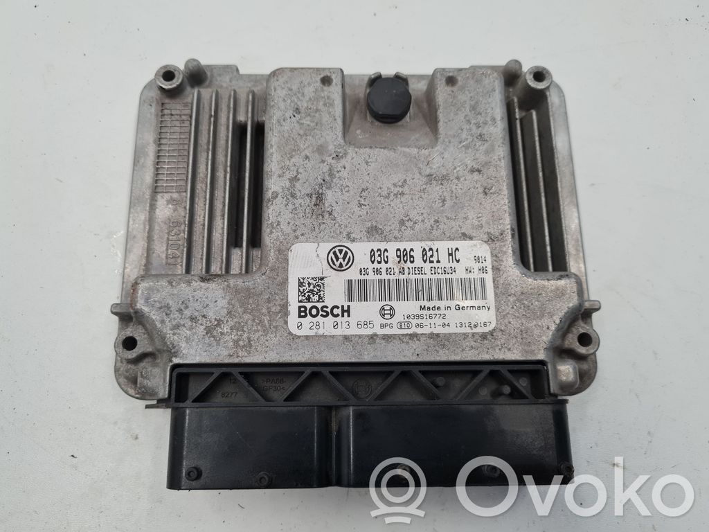 Volkswagen Golf Plus Engine control unit/module 