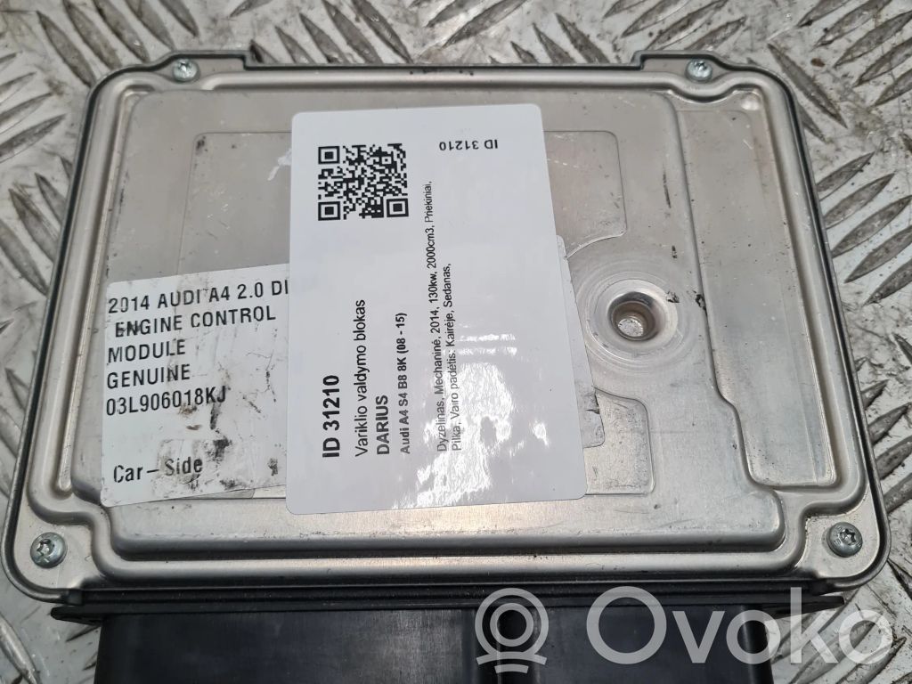 Audi A4 S4 B8 8K Engine control unit/module 