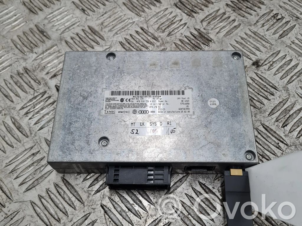 Audi A6 S6 C6 4F Module unité de contrôle Bluetooth 
