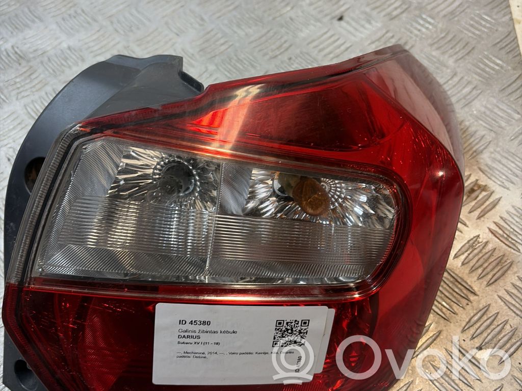 Subaru XV I Rear/tail lights 