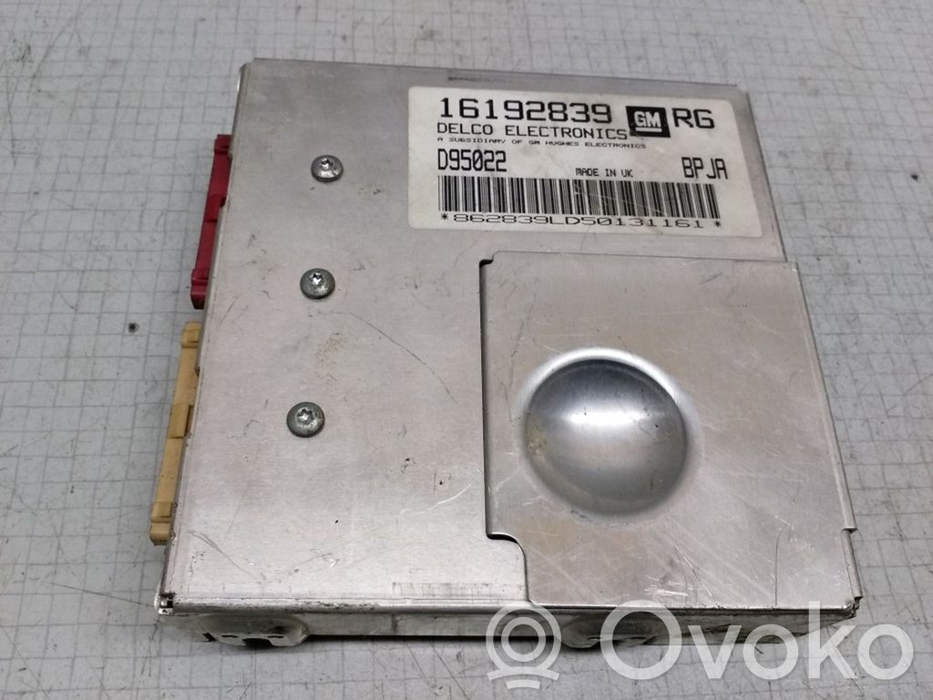 Engine control unit/module   16192839,16192839RG,D95022
