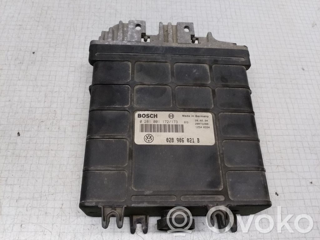 Engine control unit/module   028906021B,0281001172,0281001173