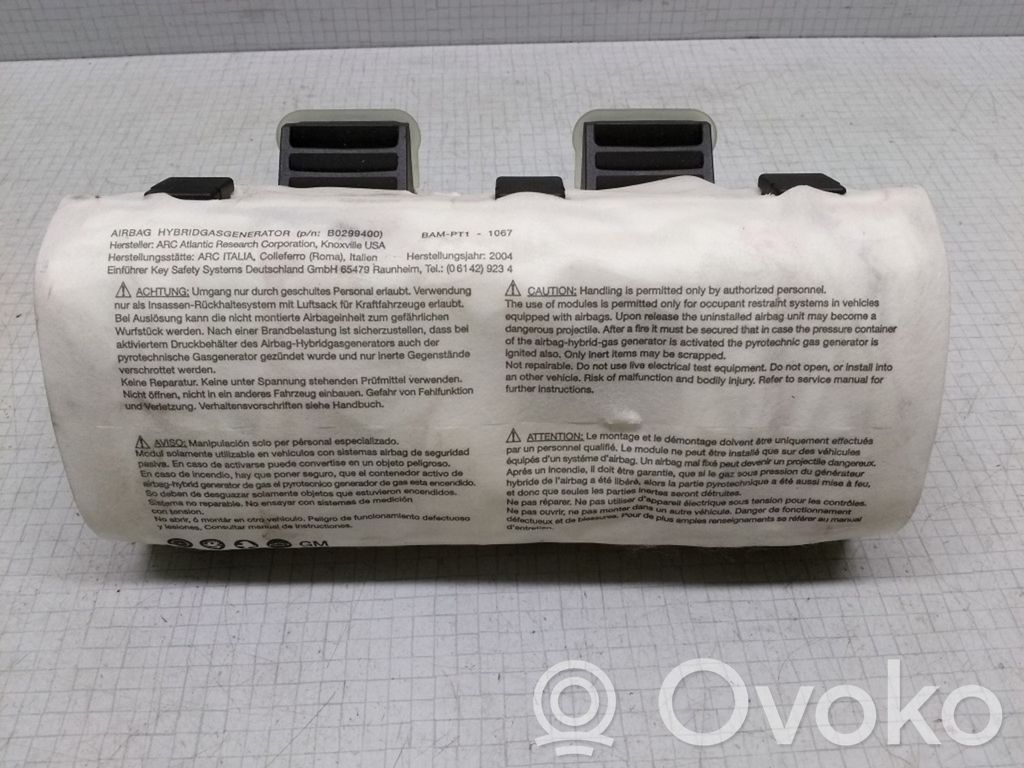 Opel Vectra C Poduszka powietrzna Airbag pasażera 