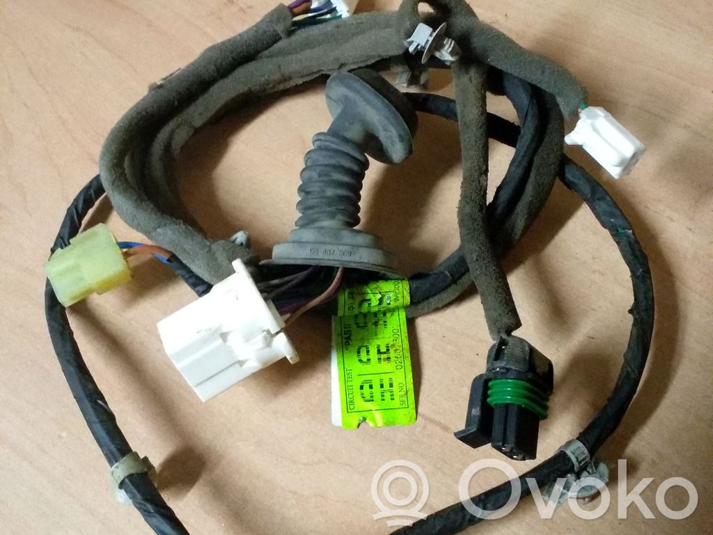 Cableado de puerta trasera