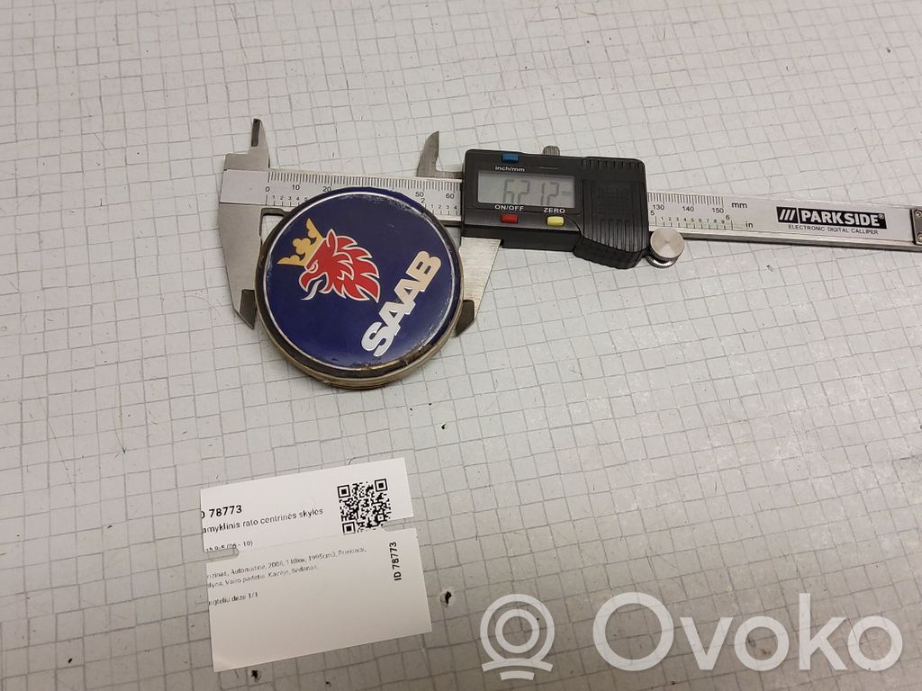 Saab 9-5 Gamyklinis rato centrinės skylės dangtelis (-iai) 