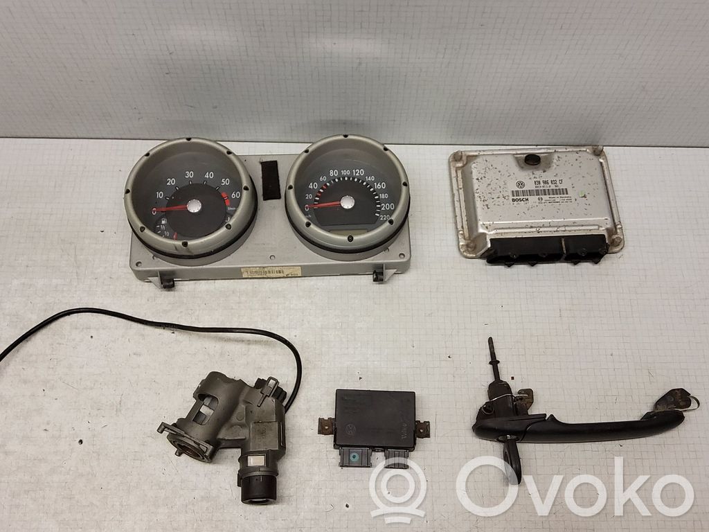 Volkswagen Polo III 6N 6N2 6NF Engine ECU kit and lock set 