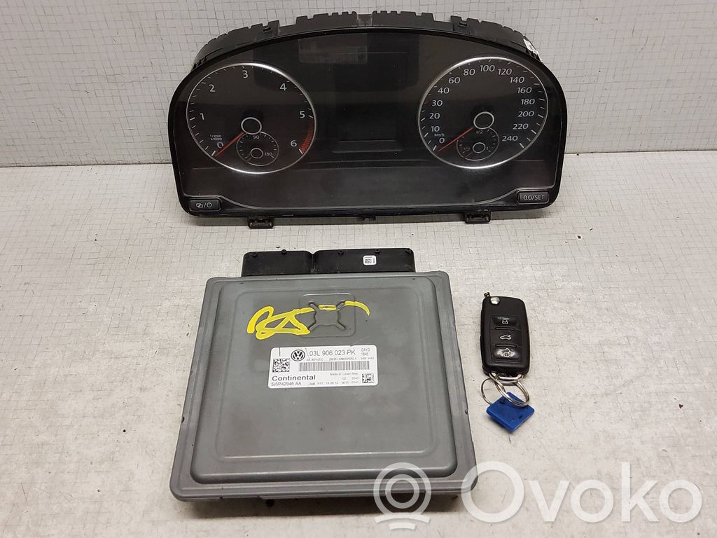 Volkswagen Caddy Engine ECU kit and lock set 
