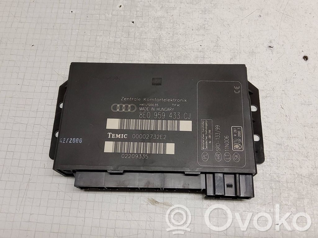 Audi A4 S4 B7 8E 8H Module confort 