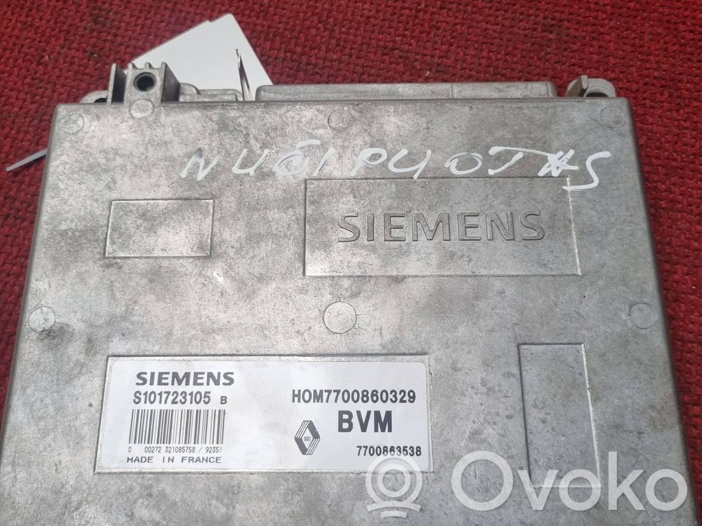 Engine control unit/module   7700863538,7700860329,S101723105B