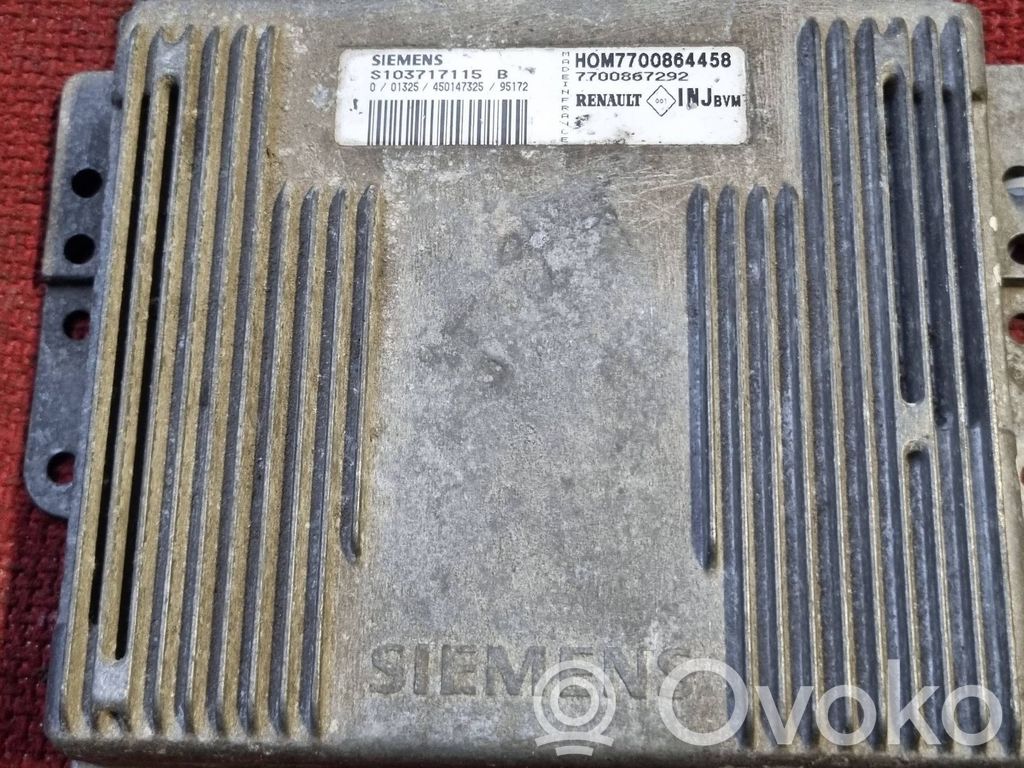 Engine control unit/module   7700864458,7700867292