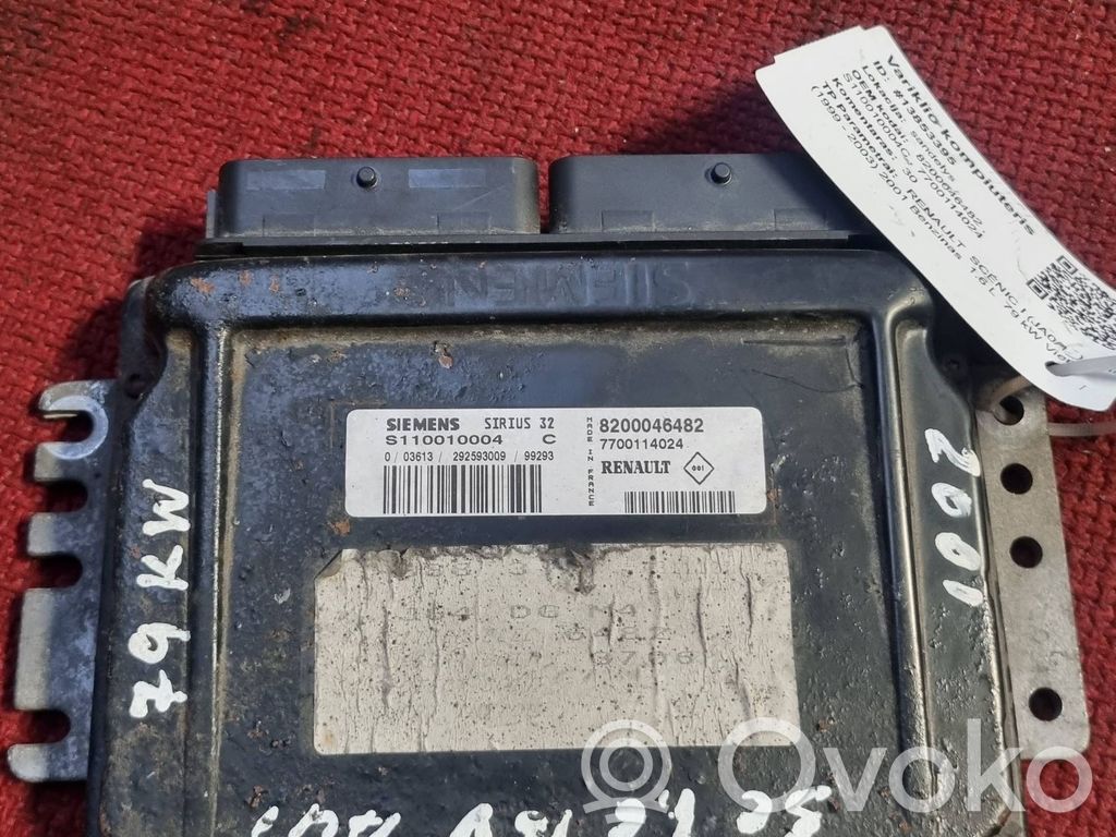 Renault Scenic I Engine control unit/module 