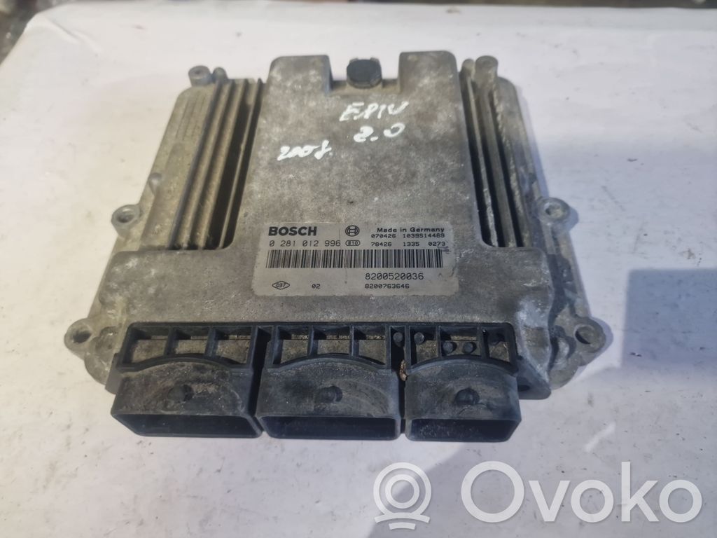Renault Espace -  Grand espace IV Engine control unit/module 