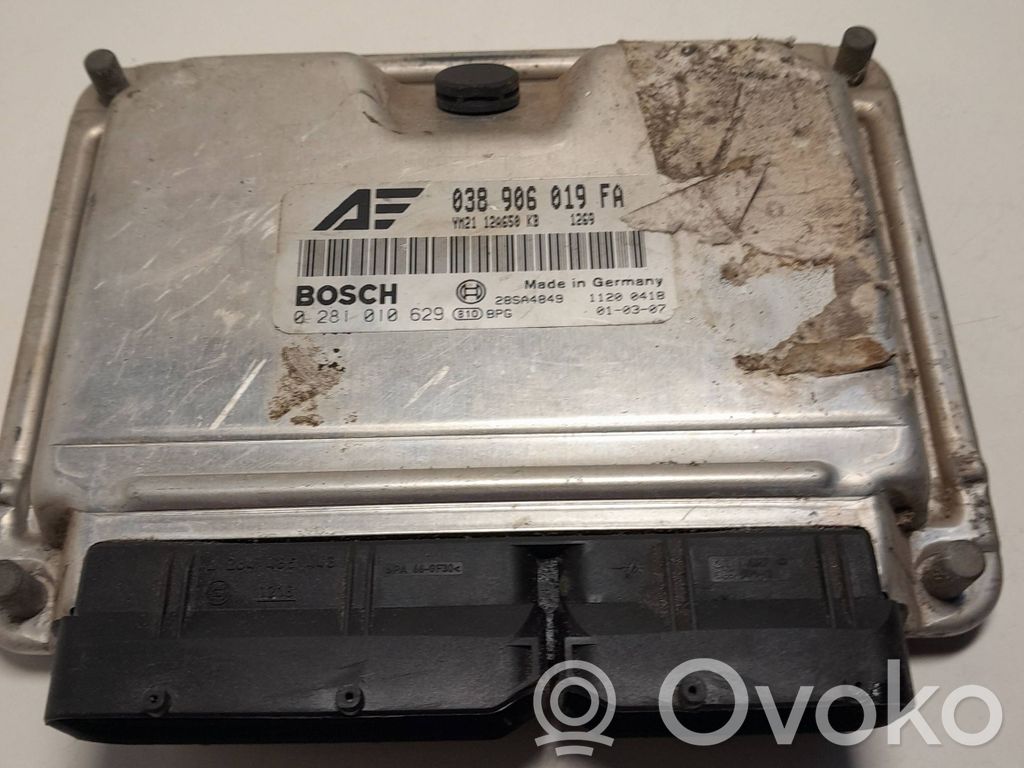 Engine control unit/module   038906019FA,28SA4849,0281010629