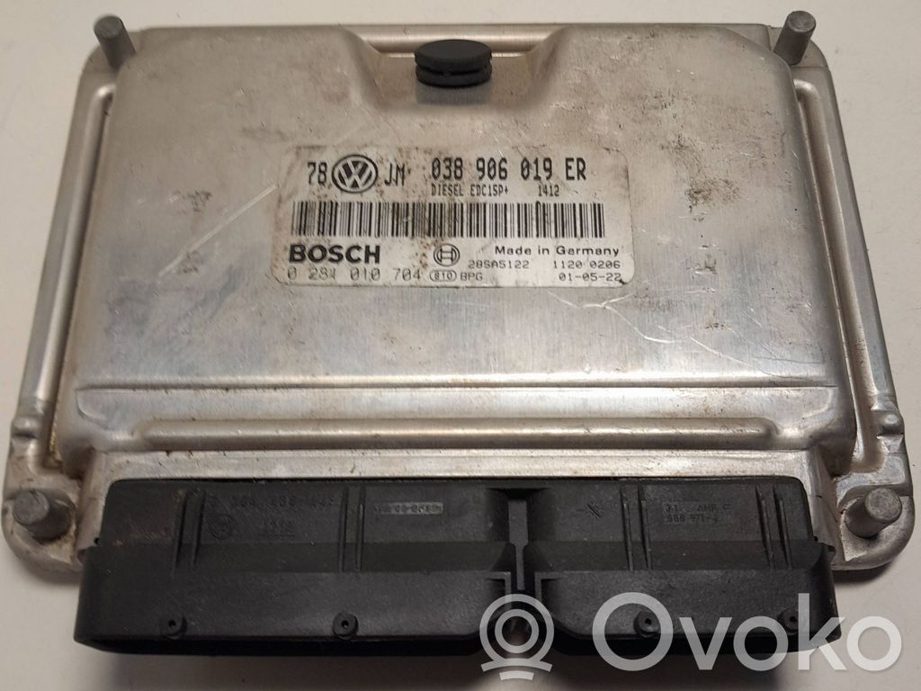 Engine control unit/module   038906019ER,28SA5122,0281010704