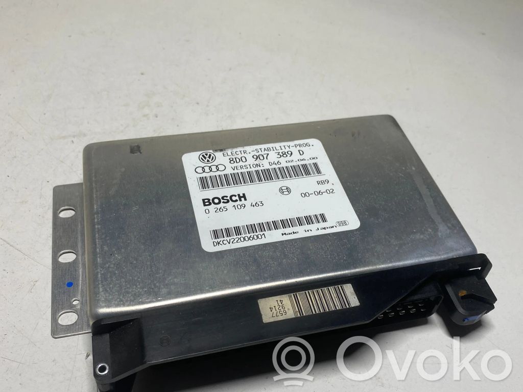 ESP (stability system) control unit   8D0907389D,0265109463