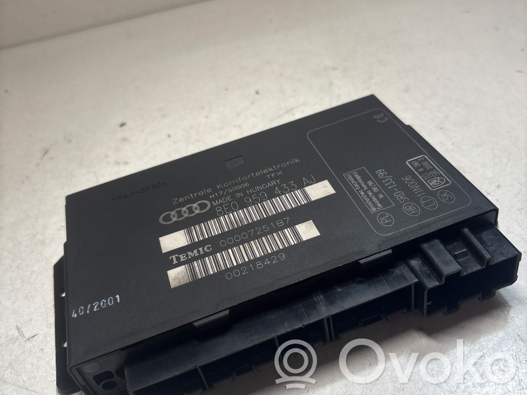 Audi A4 S4 B6 8E 8H Mukavuusmoduuli 