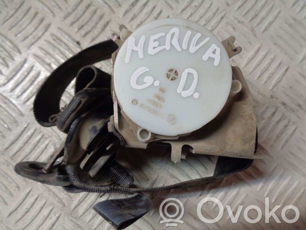 Opel Meriva B Cinturón trasero 