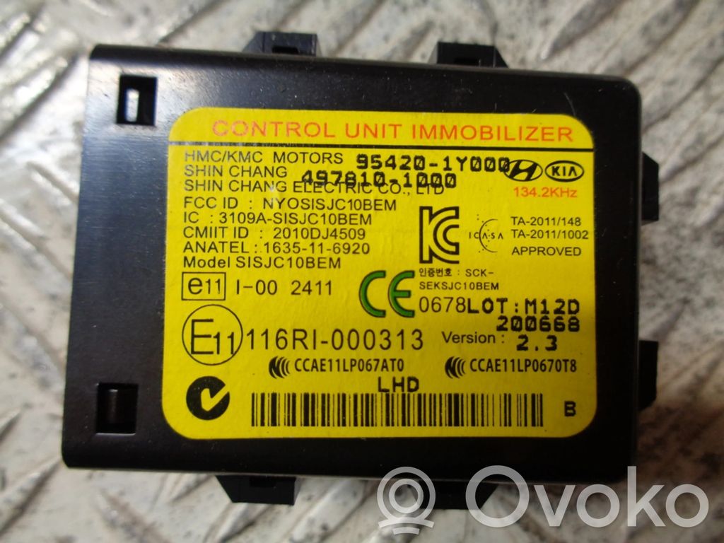 KIA Picanto Autres unités de commande / modules 
