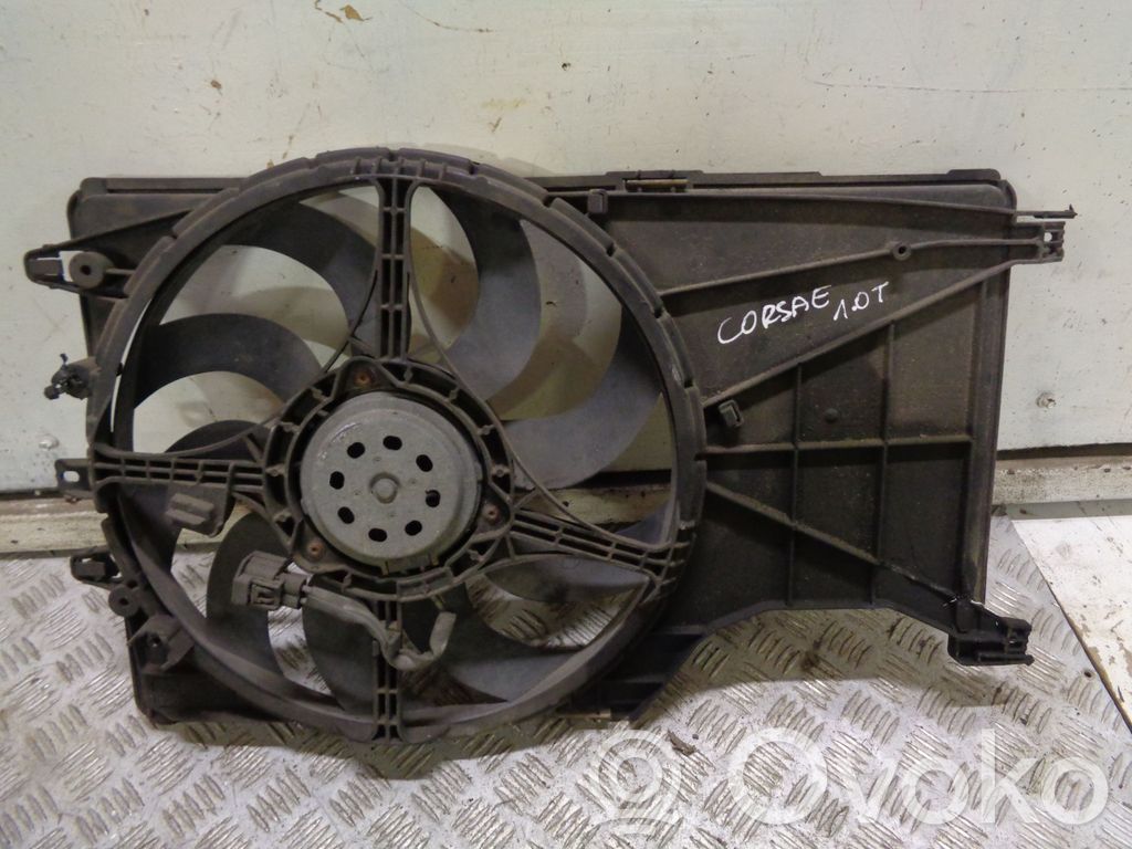 Opel Corsa E Elektrisks radiatoru ventilators 