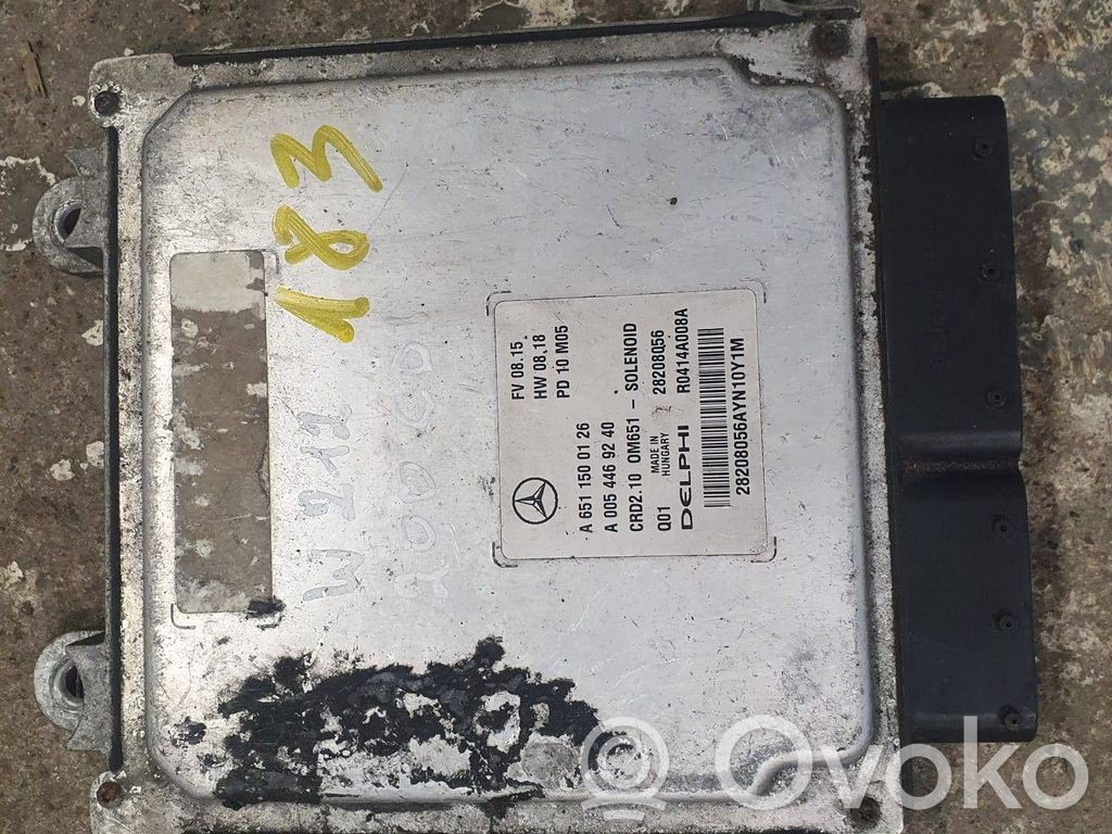 Mercedes-Benz C AMG W204 Engine control unit/module 