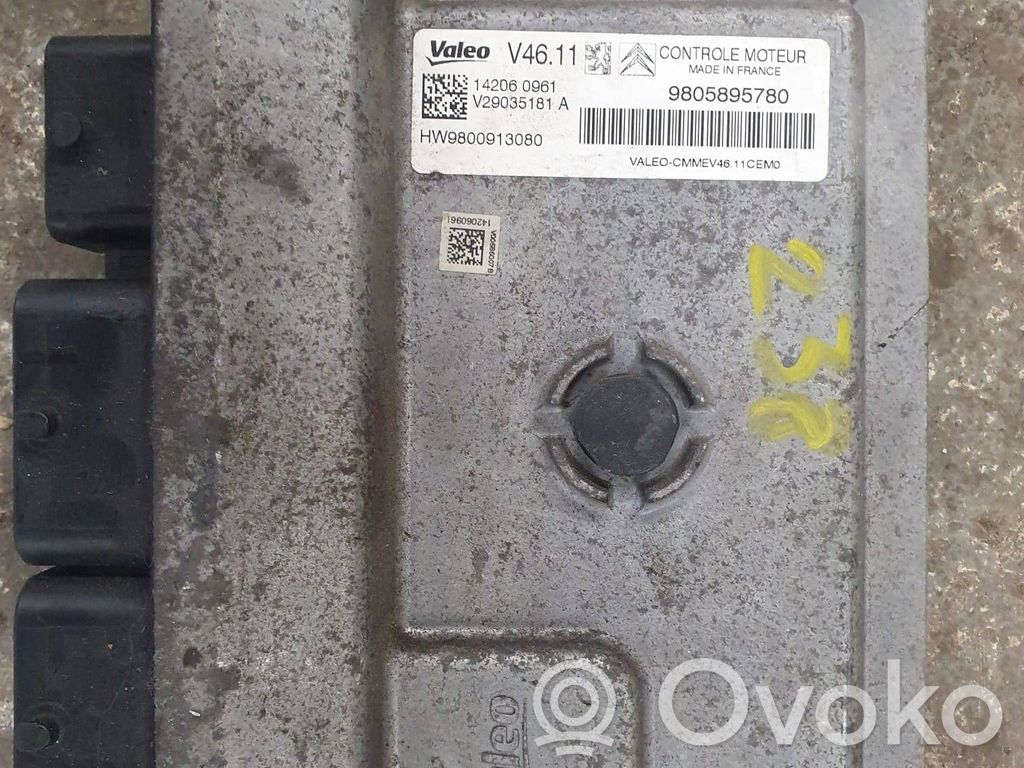 Peugeot 308 Engine control unit/module 