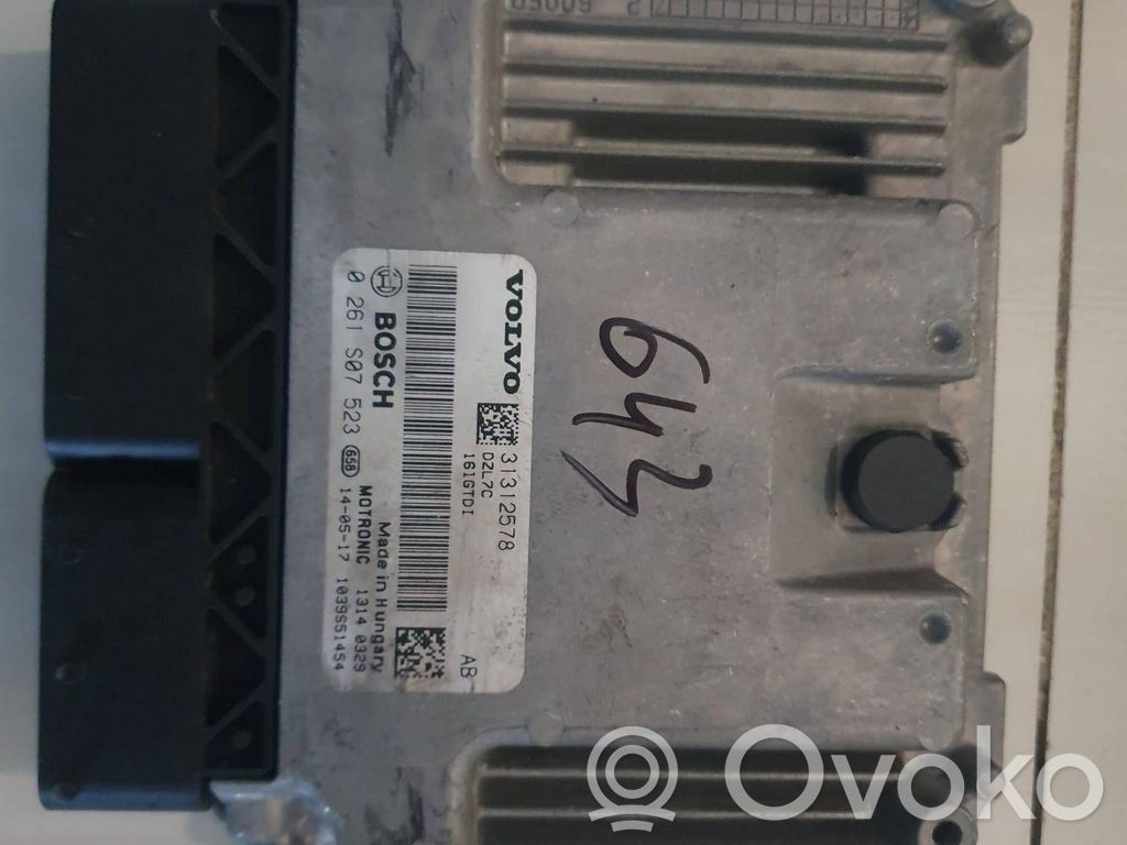 Engine control unit/module   31312578,0261S07523