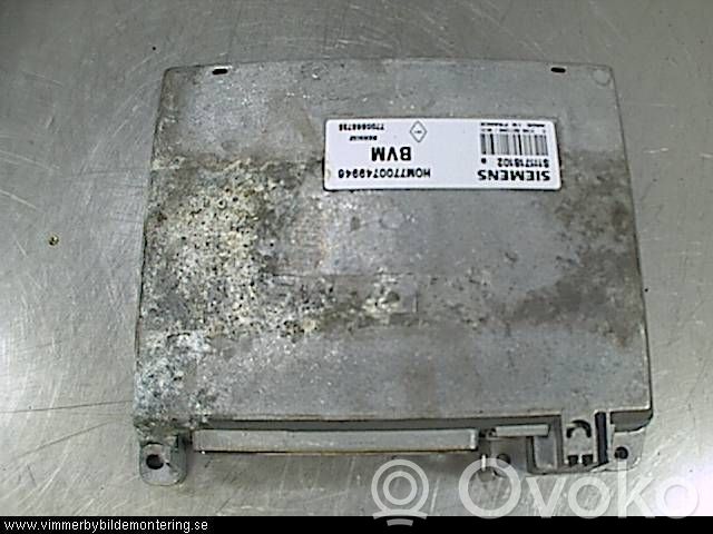Unité de commande / module d'injection   7700749946,S111718102B