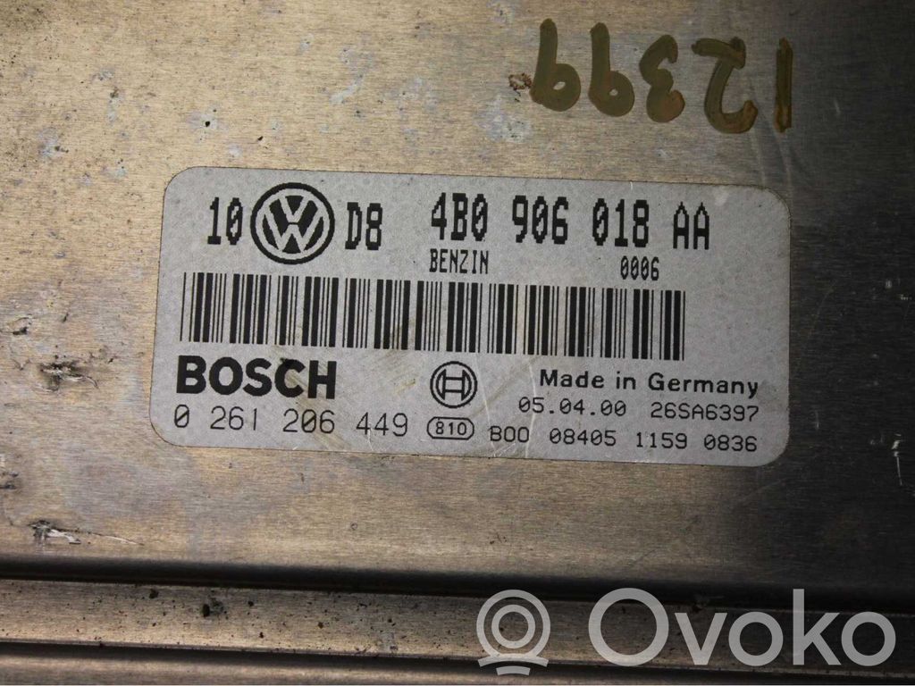 Audi A6 S6 C5 4B Unitate/modul comandă injecție 