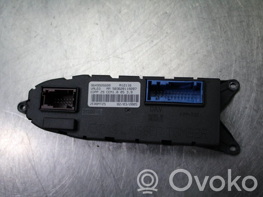 Peugeot 607 Alte unități/module de control 
