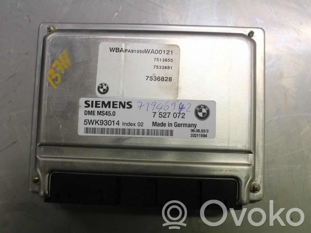 BMW X3 E83 Injection control unit/module 