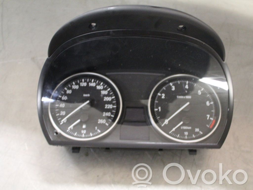 BMW 3 E90 E91 Spidometrs (instrumentu panelī) 