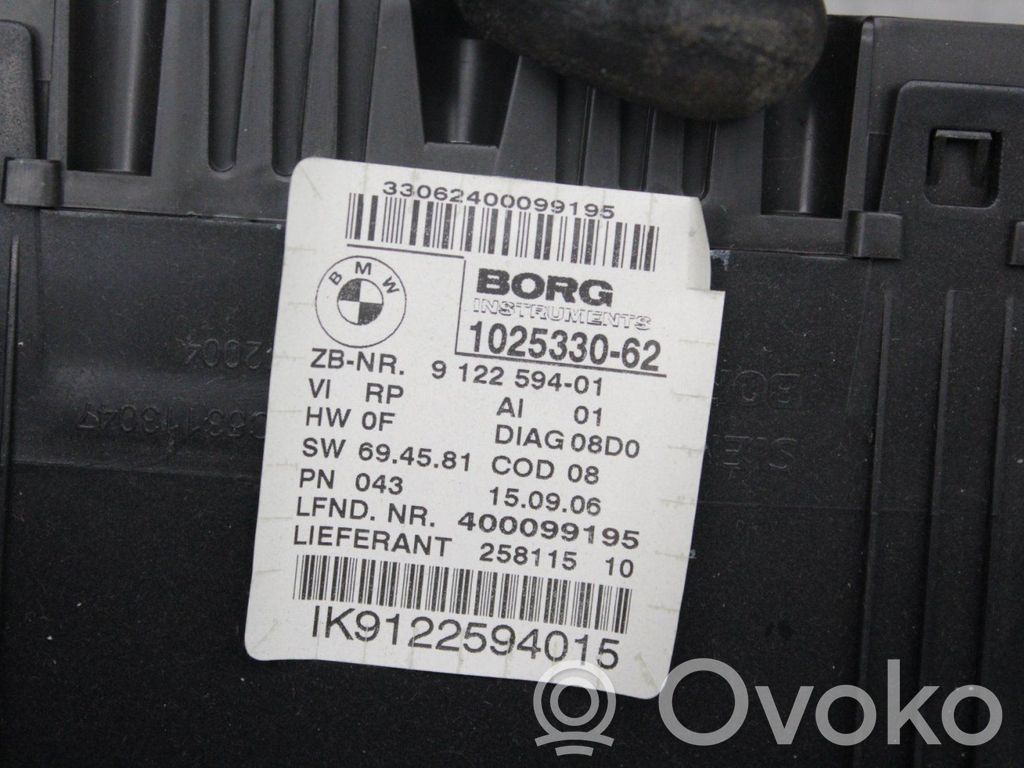 BMW 3 E90 E91 Geschwindigkeitsmesser Cockpit 