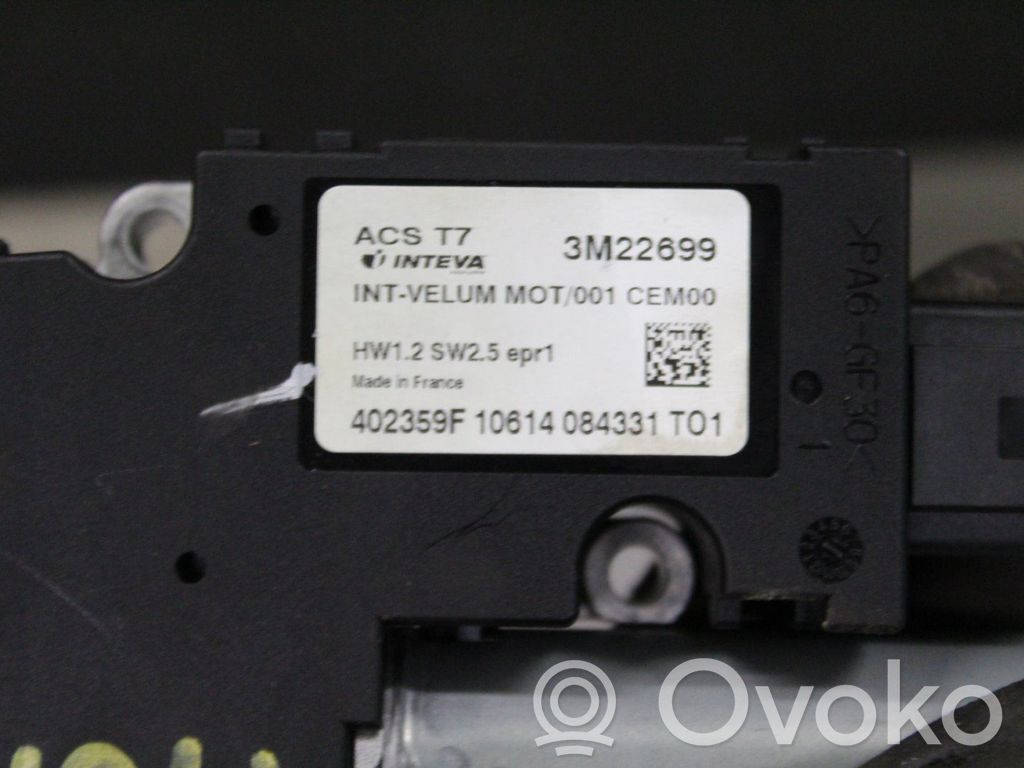 Peugeot 308 Sunroof motor/actuator 