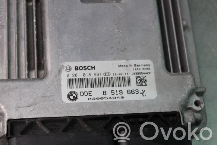 Unité de commande / module d'injection   8519663,0281018991