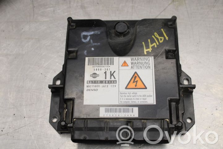 Nissan Navara D40 Injection control unit/module 