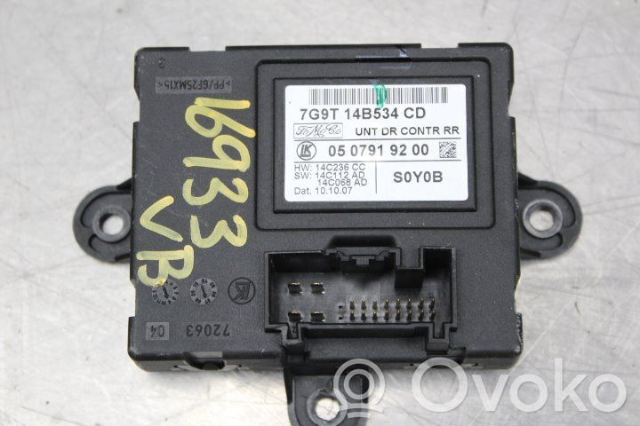 Other control units/modules   7G9T14B534CD