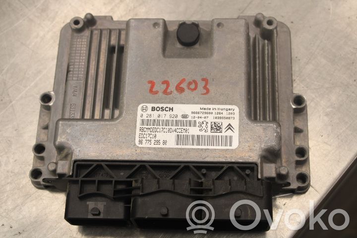 Unité de commande / module d'injection   0281017920,9677529580