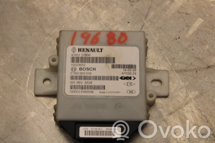 Dacia Duster Other control units/modules 