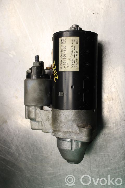 Motor de arranque   A6519064300