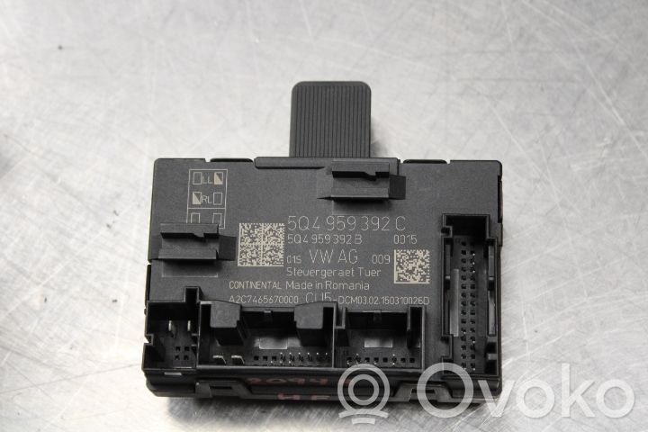 Unité de commande module de porte   5Q4959392C