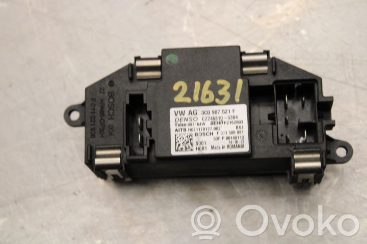 Volkswagen PASSAT B7 Motorino ventola riscaldamento/resistenza ventola