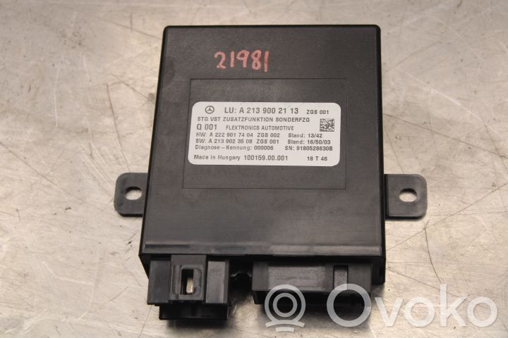 Mercedes-Benz E W213 Altre centraline/moduli