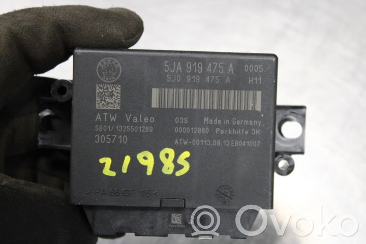 Alte unități/module de control   5JA919475A